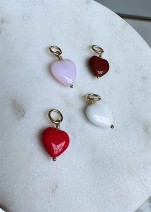 French heart pendant Brown Pico 